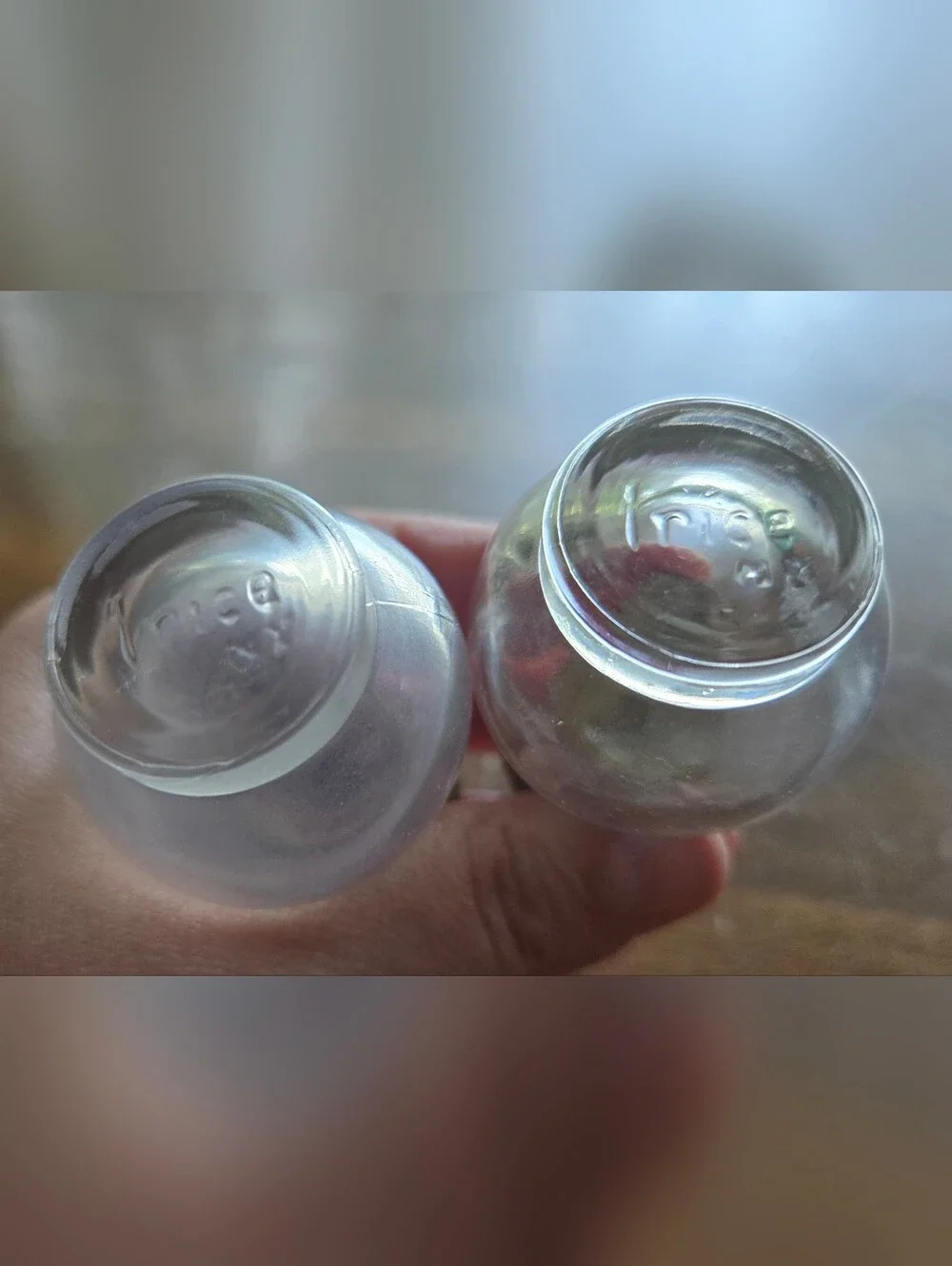 Lot of 3 Sets of Vintage Clear Glass Salt & Pepper Shakers
